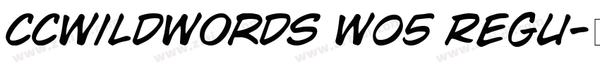 CCWildWords W05 Regu字体转换